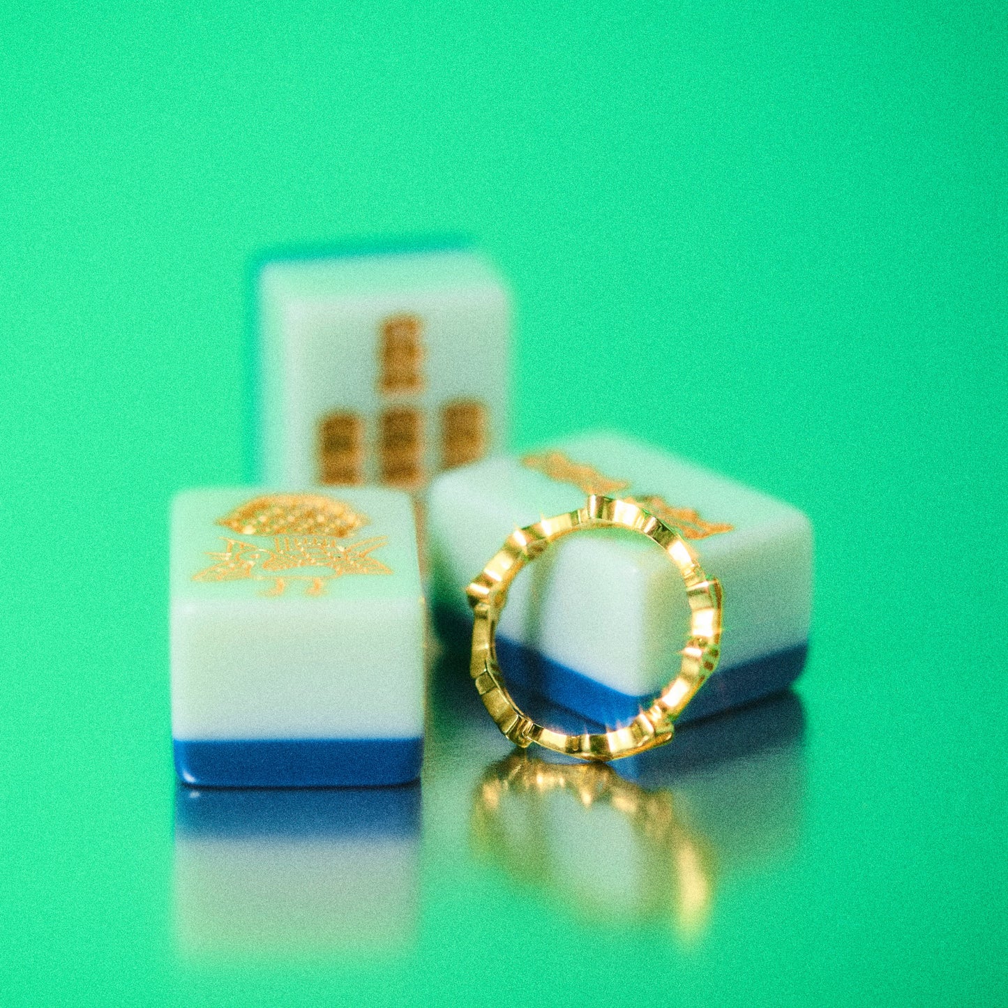 2-bamboos gold ring