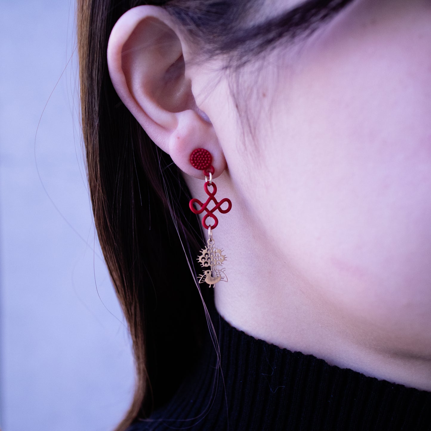 1-bamboos Chinese earrings