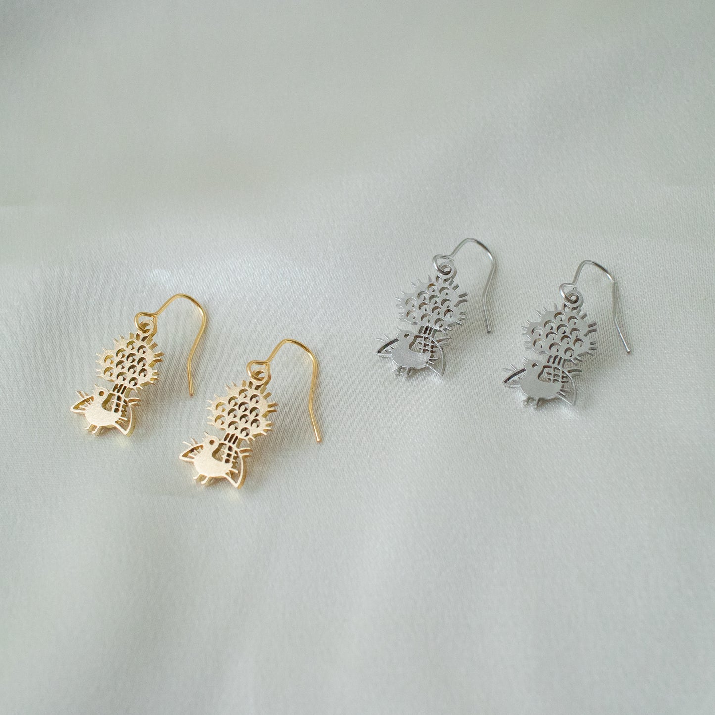 1-bamboos simple earrings