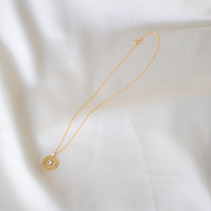 1-dots simple necklace