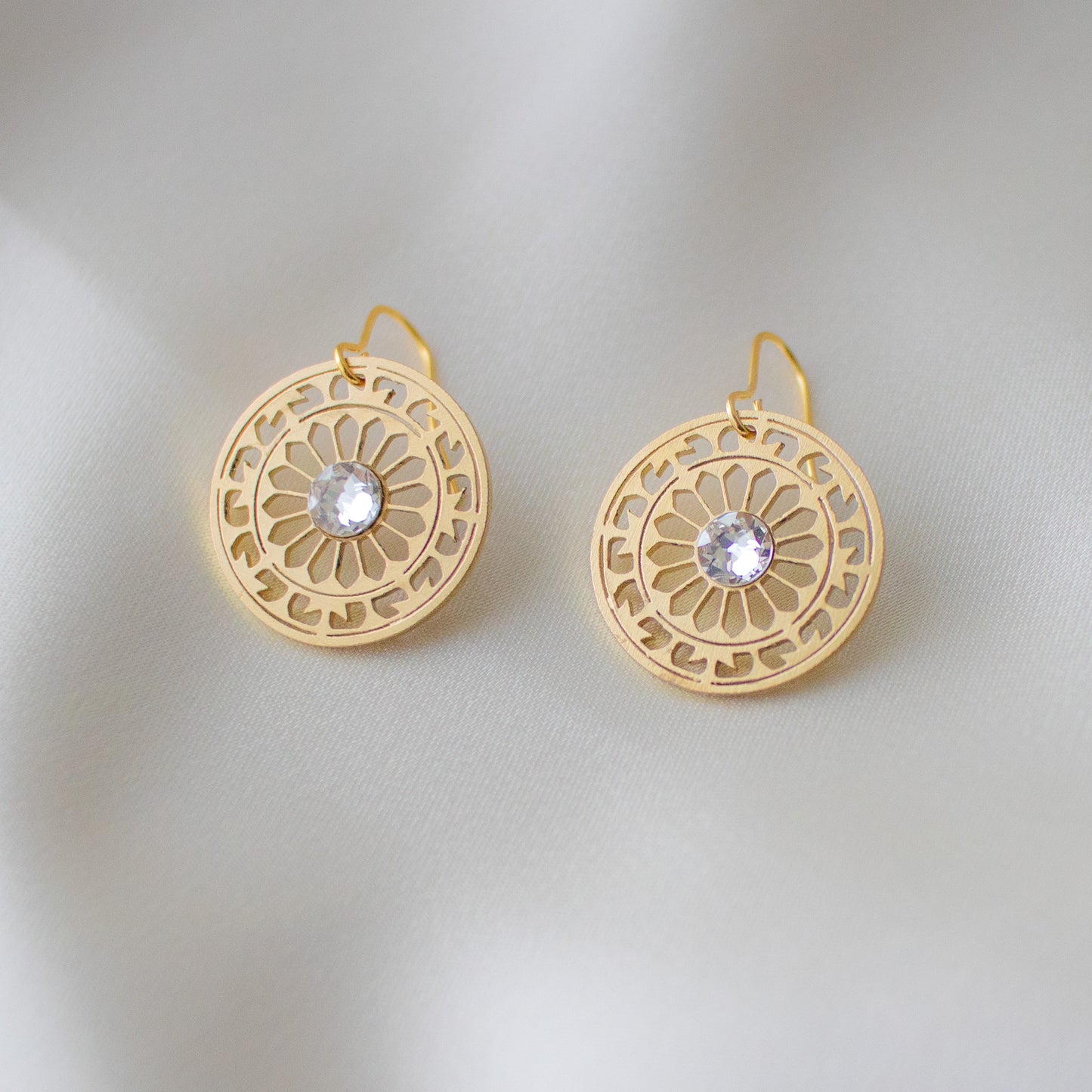 1-dot simple earrings