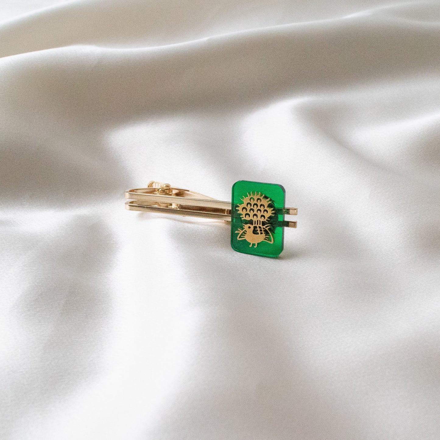 mahjong tie clip