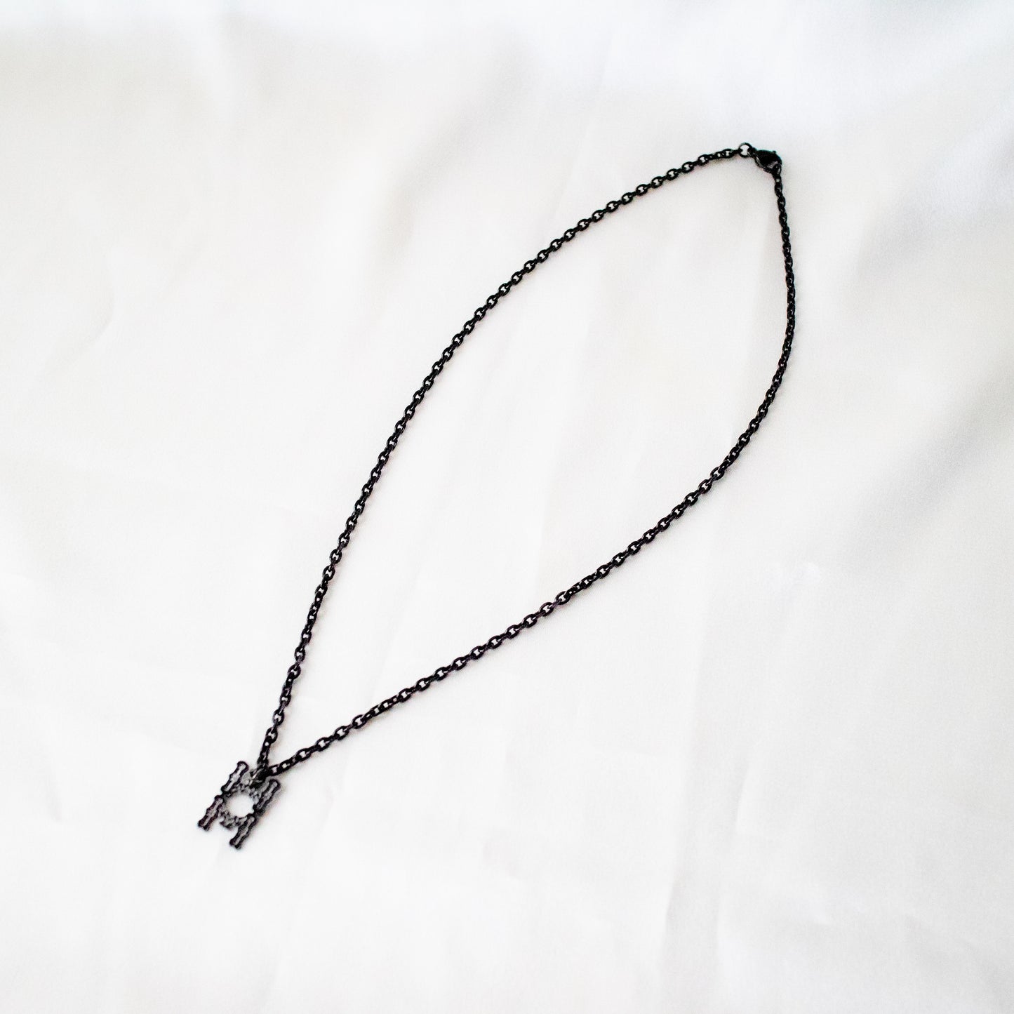 mahjong black necklace